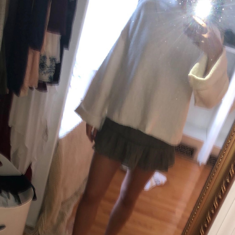 Anthropologie White Turtleneck